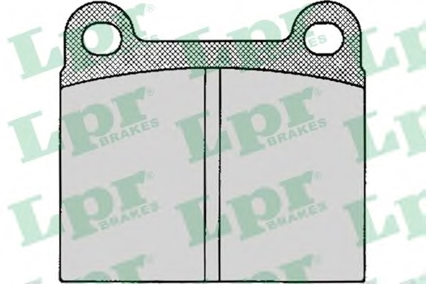 Комплект тормозных колодок, дисковый тормоз LPR 05P024 - Фото #1