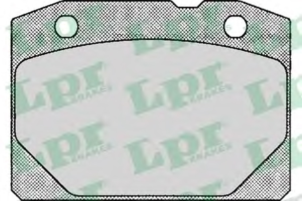 Комплект тормозных колодок, дисковый тормоз LPR 05P127 - Фото #1