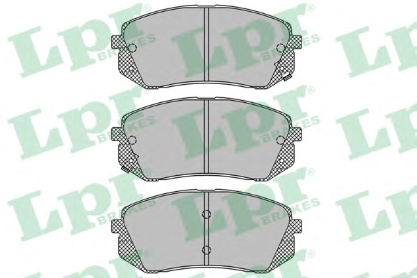 Комплект тормозных колодок, дисковый тормоз LPR 05P1415 - Фото #1