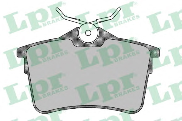Комплект гальмівних колодок, дискове гальмо LPR 05P1500 - Фото #1