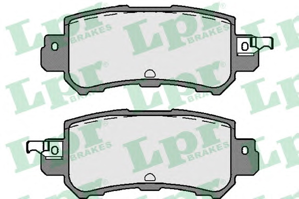 Комплект тормозных колодок, дисковый тормоз LPR 05P1756 - Фото #1