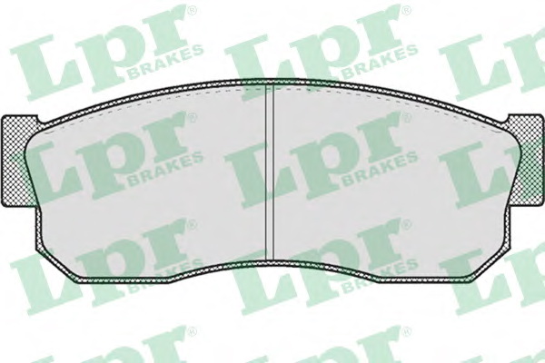 Комплект тормозных колодок, дисковый тормоз LPR 05P185 - Фото #1