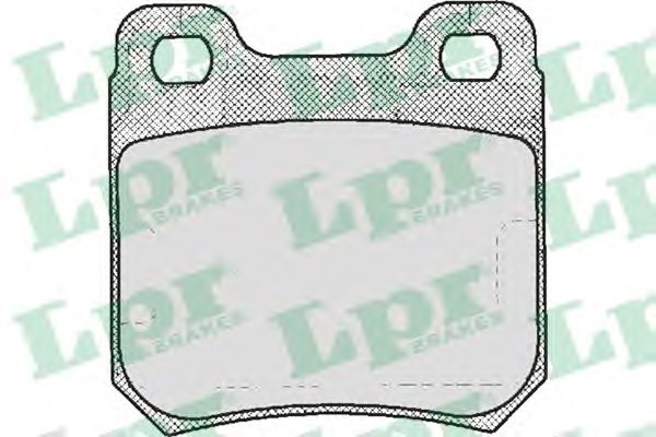 Комплект тормозных колодок, дисковый тормоз LPR 05P206 - Фото #1