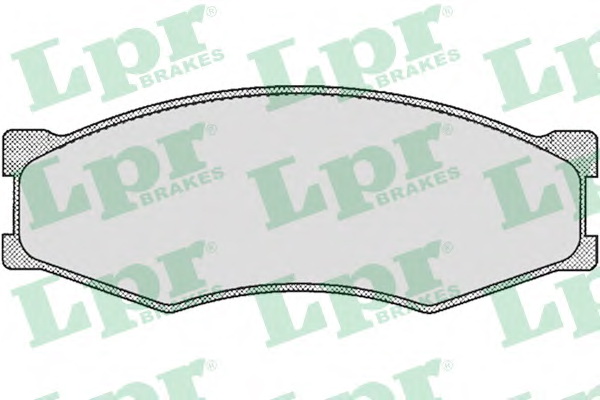 Комплект гальмівних колодок, дискове гальмо LPR 05P264 - Фото #1
