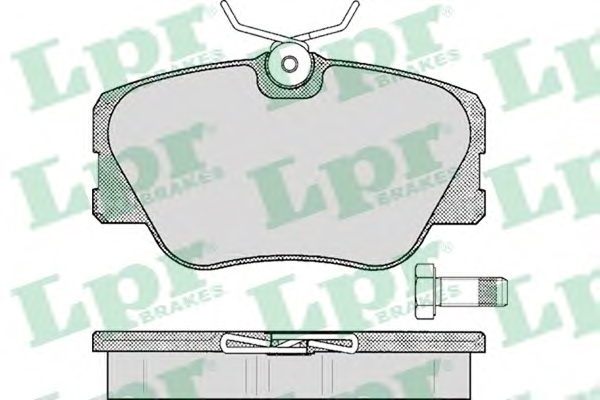 Комплект тормозных колодок, дисковый тормоз LPR 05P280 - Фото #1