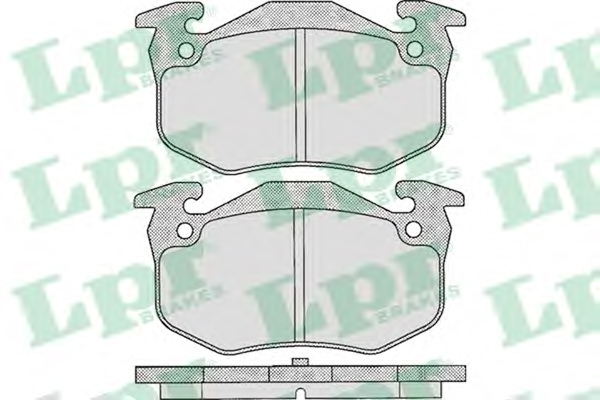 Комплект тормозных колодок, дисковый тормоз LPR 05P307 - Фото #1
