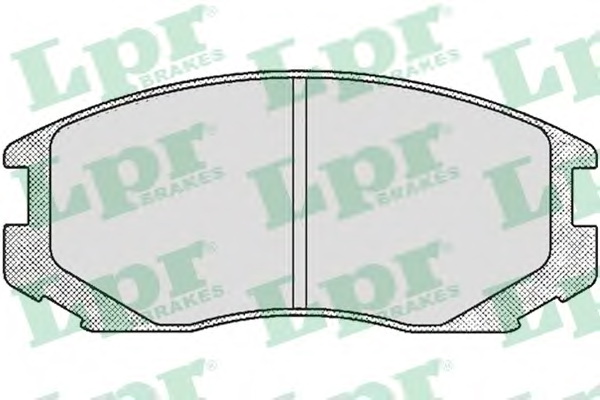 Комплект тормозных колодок, дисковый тормоз LPR 05P502 - Фото #1