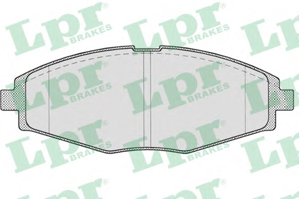 Комплект тормозных колодок, дисковый тормоз LPR 05P693 - Фото #1