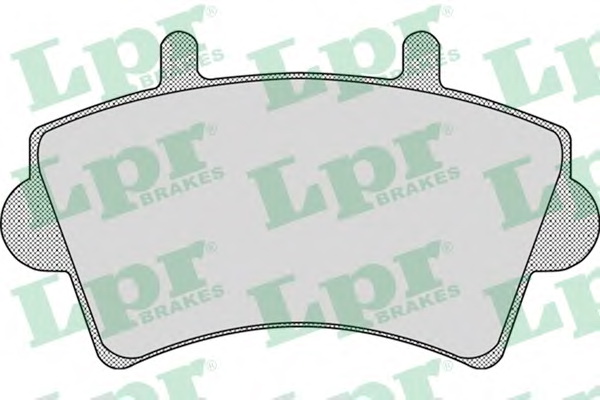 Комплект гальмівних колодок, дискове гальмо LPR 05P884 - Фото #1