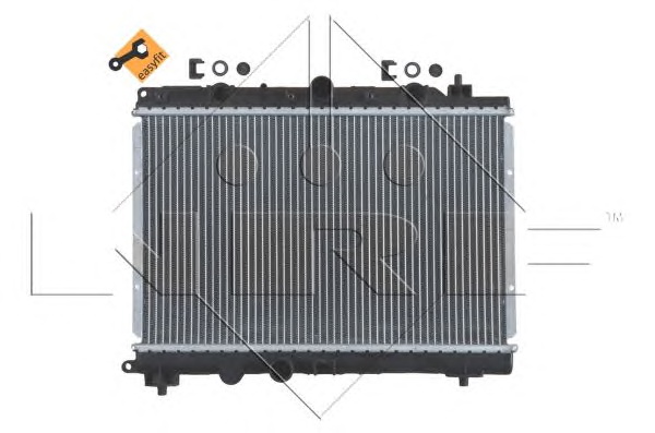 Радиатор, охлаждение двигателя NRF 55305 - Фото #5