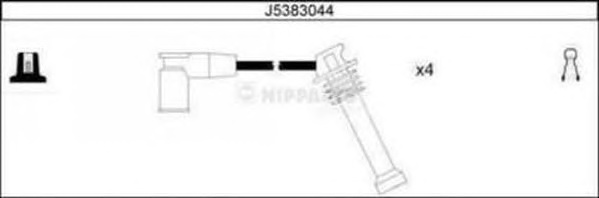Комплект кабелiв запалювання NIPPARTS J5383044 - Фото #1