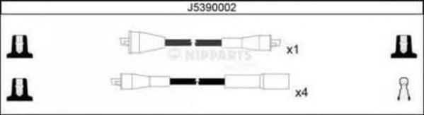 Комплект кабелiв запалювання NIPPARTS J5390002 - Фото #1
