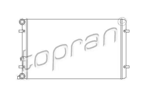 Радиатор, охлаждение двигателя TOPRAN 110 177 - Фото #1