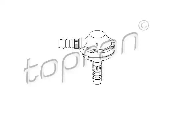 Клапан, управление воздуха-впускаемый воздух TOPRAN 112 282 - Фото #1