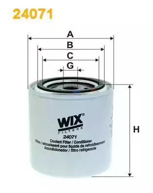 Фильтр для охлаждающей жидкости WIX FILTERS 24071 - Фото #1