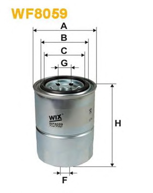 Топливный фильтр WIX FILTERS WF8059 - Фото #1