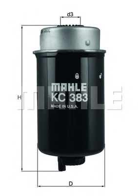 Топливный фильтр Mahle/Knecht KC 383 - Фото #1