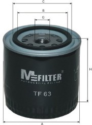 Масляный фильтр MFILTER TF 63 - Фото #1