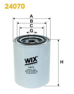 Фильтр для охлаждающей жидкости WIX FILTERS 24070 - Фото #1