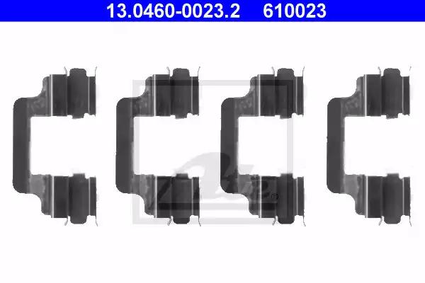 Комплектующие, колодки дискового тормоза ATE 13.0460-0023.2 - Фото #1