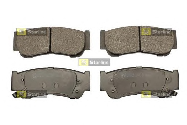 Комплект тормозных колодок, дисковый тормоз STARLINE BD S510 - Фото #1