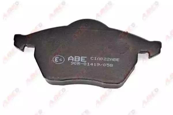 Комплект тормозных колодок, дисковый тормоз ABE C1A022ABE - Фото #2