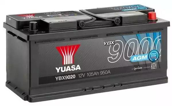 Стартерная аккумуляторная батарея YUASA YBX9020 - Фото #1