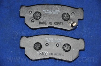Комплект тормозных колодок, дисковый тормоз PARTS-MALL PKA-009 - Фото #3