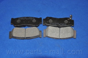 Комплект тормозных колодок, дисковый тормоз PARTS-MALL PKA-032 - Фото #2