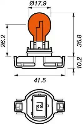 Лампа накаливания MOTAQUIP VBU12275 - Фото #2