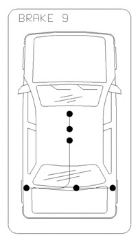 Трос, стояночная тормозная система COFLE 10.4736 - Фото #1