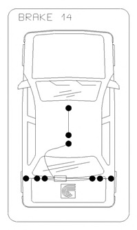 Трос, стояночная тормозная система COFLE 11.5757 - Фото #1
