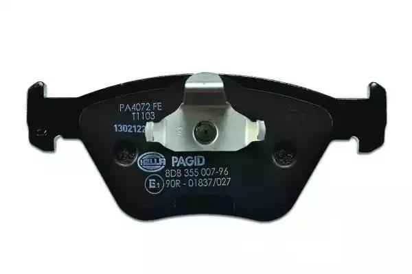 Комплект тормозных колодок, дисковый тормоз HELLA PAGID 8DB 355 007-961 - Фото #2