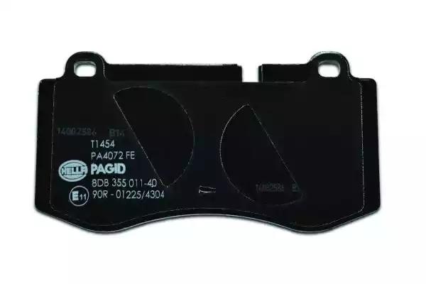 Комплект тормозных колодок, дисковый тормоз HELLA PAGID 8DB 355 011-401 - Фото #1