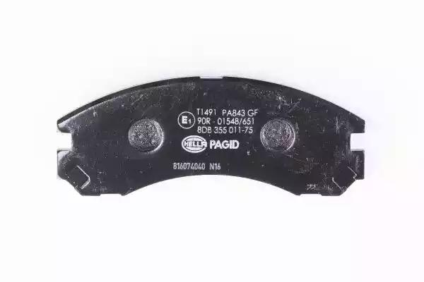 Комплект тормозных колодок, дисковый тормоз HELLA PAGID 8DB 355 011-751 - Фото #4