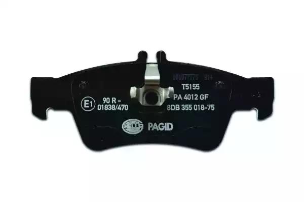 Комплект тормозных колодок, дисковый тормоз HELLA PAGID 8DB 355 018-751 - Фото #1