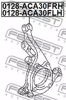 Поворотний кулак, підвіска колеса FEBEST 0128-ACA30FRH - Фото #1