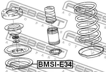 Прокладка пружини підвіски FEBEST BMSI-E34 - Фото #1