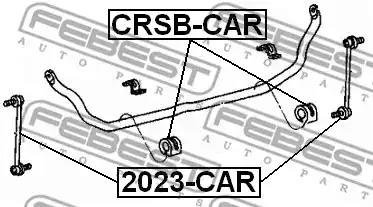 Втулка стабілізатора FEBEST CRSB-CAR - Фото #1