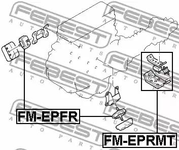 Подвеска, двигатель FEBEST FM-EPFR - Фото #1