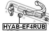 Підвіска, важіль незалежної підвіски колеса FEBEST HYAB-EF4RUB - Фото #1