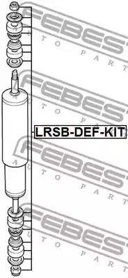 Дистанционная труба, амортизатор FEBEST LRSB-DEF-KIT - Фото #1