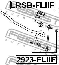 Втулка стабілізатора FEBEST LRSB-FLIIF - Фото #1