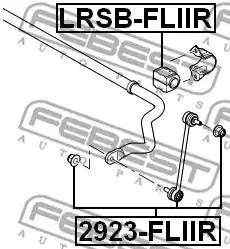 Втулка стабілізатора FEBEST LRSB-FLIIR - Фото #1