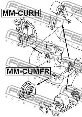 Опора двигуна FEBEST MM-CUMFR - Фото #1