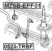 Опора, стабилизатор FEBEST MZSB-EPF01 - Фото #1