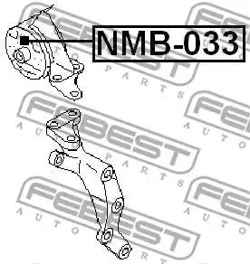 Підвіска, двигун FEBEST NMB-033 - Фото #1