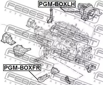 Подушка двигуна FEBEST PGM-BOXLH - Фото #1