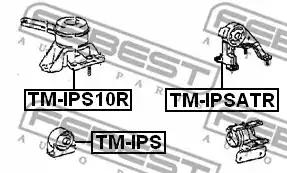 Подвеска, двигатель FEBEST TM-IPS10R - Фото #1