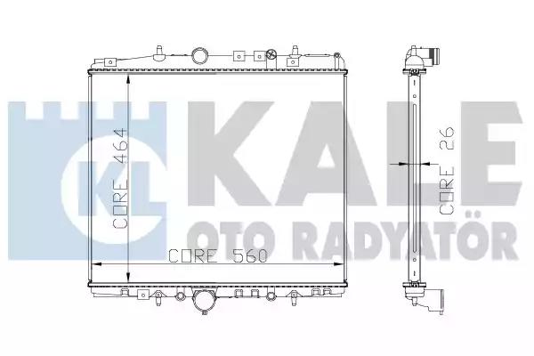 Радиатор, охлаждение двигателя KALE OTO RADYATR 285400 - Фото #1